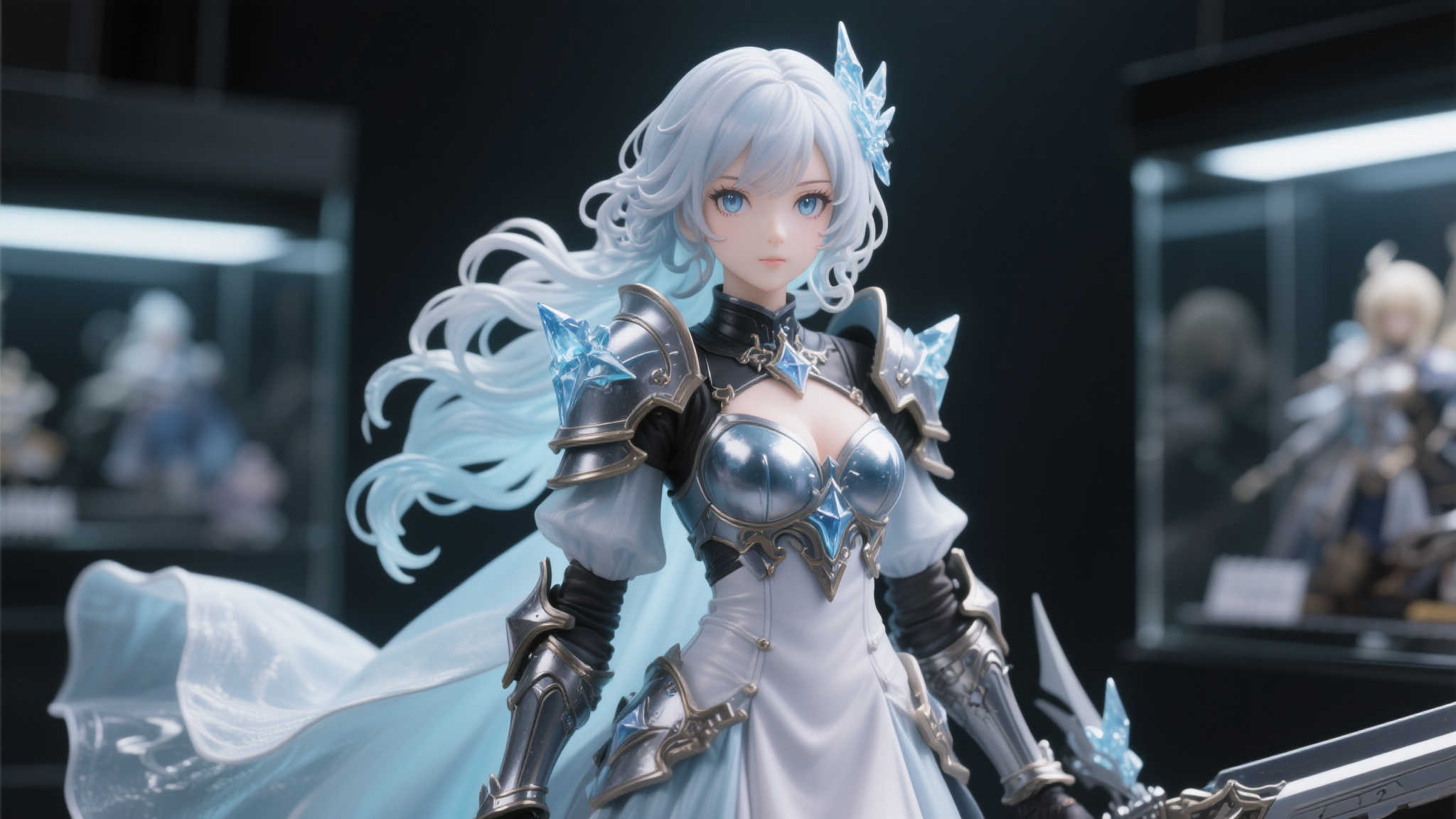 《黑夜君临》中的复仇者角色模型：洁白肤色尽显纯美！